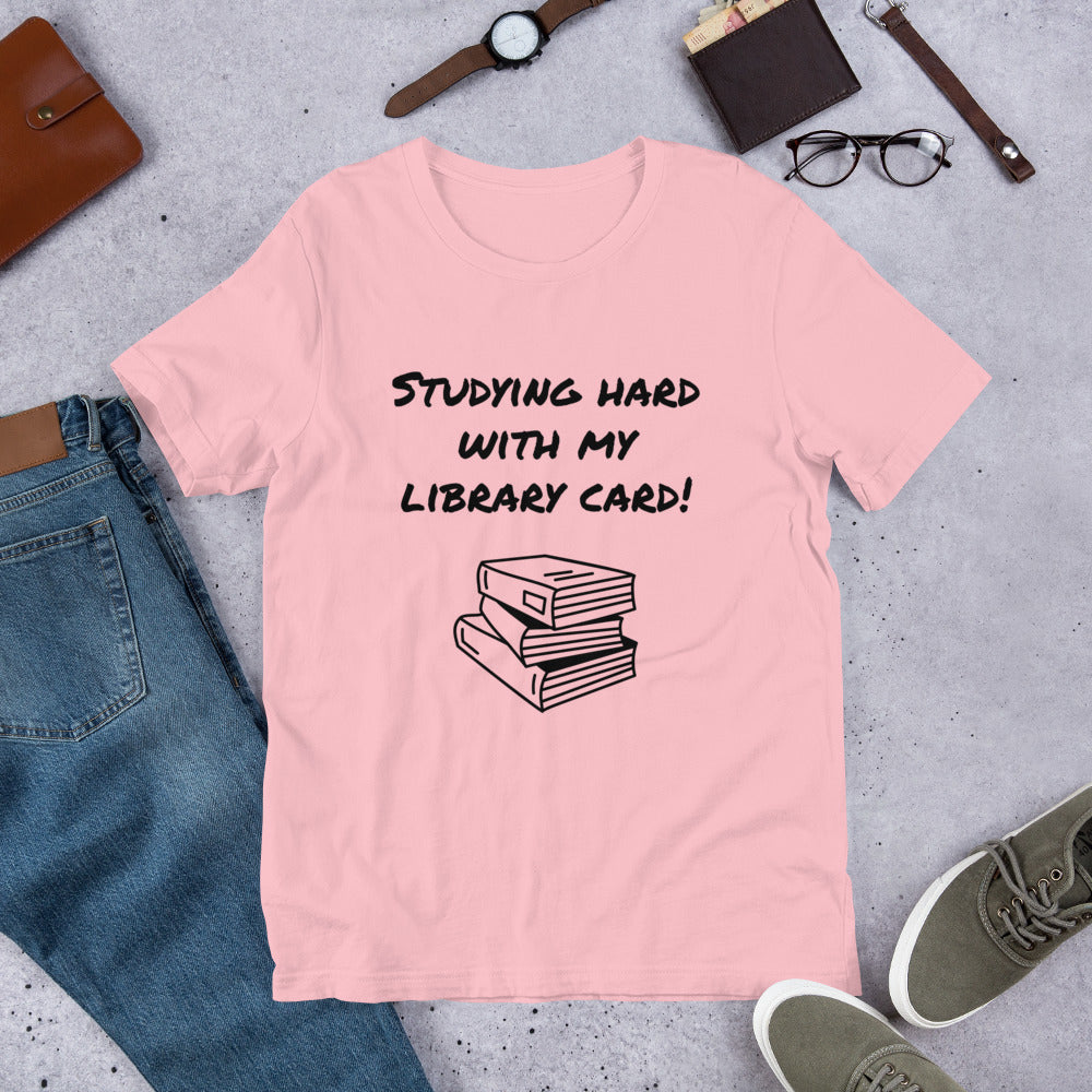 Studying Hard With My Library Card!