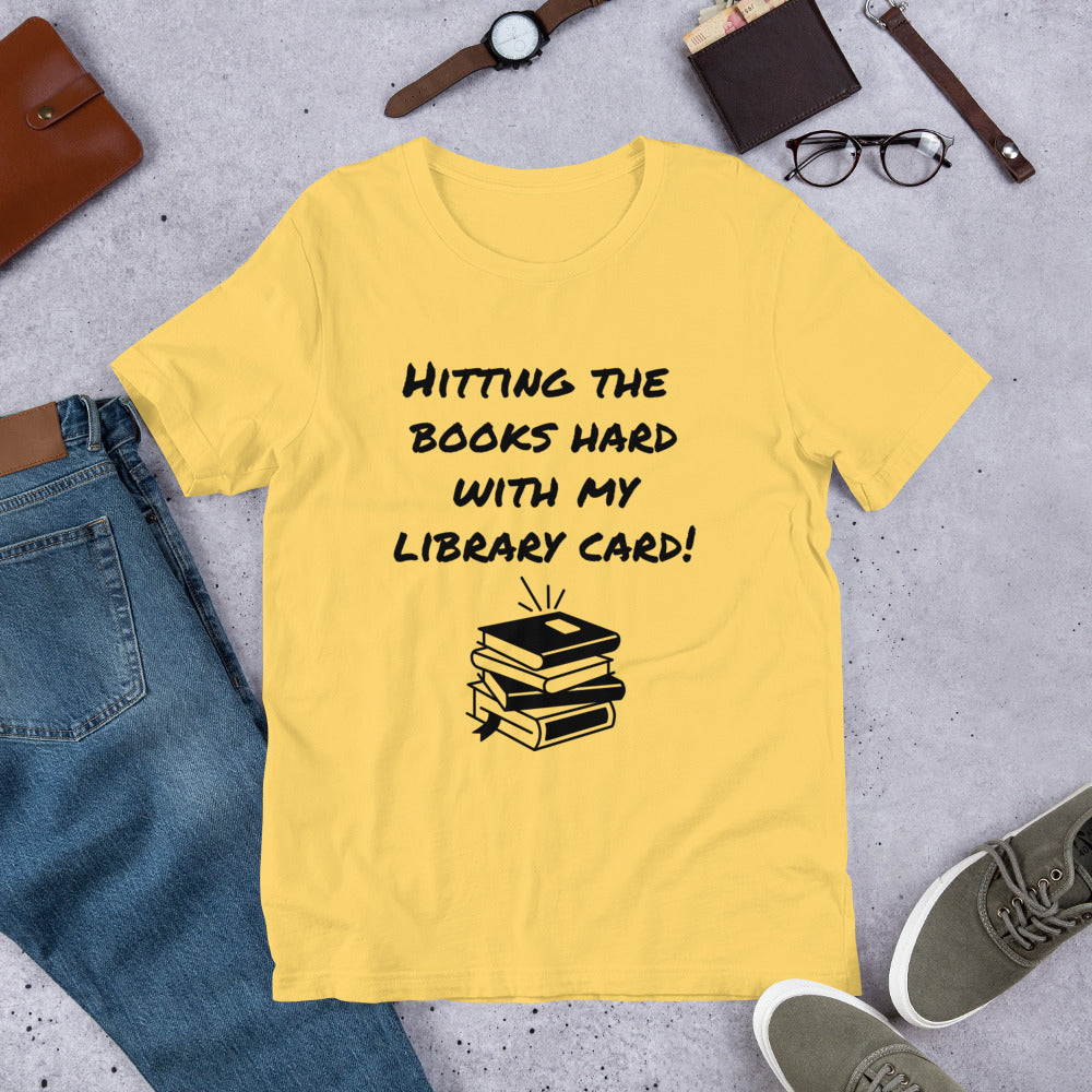 Hitting The Books Hard With My Library Card!